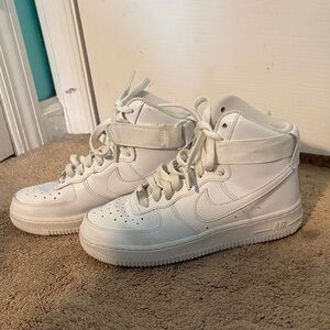 White High-Top Sneakers